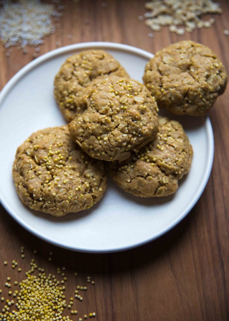 Add cooking amaranth to your to-do list. Here popped amaranth gets baked into a Four Grain Breakfast Cookies recipe that also includes a variation for banana breakfast cookies.